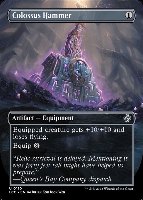 Colossus Hammer (110) [The Lost Caverns of Ixalan Commander] [Borderless]