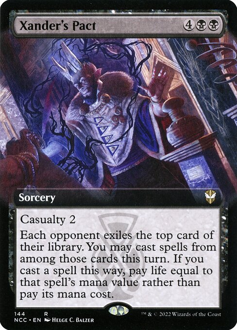 Xander's Pact (144) [New Capenna Commander] [Extended Art]