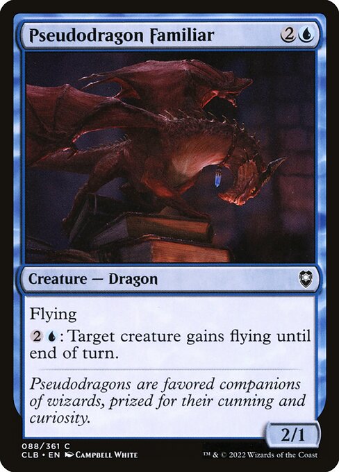 Pseudodragon Familiar (88) [Commander Legends: Battle for Baldur's Gate]