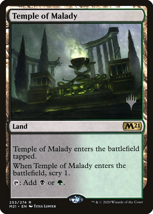 Temple of Malady (253p) [Core Set 2021 Promos]