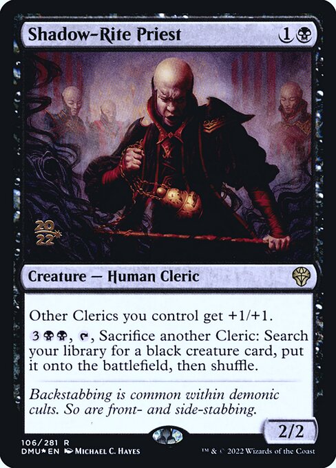 Shadow-Rite Priest (106s) [Dominaria United Promos]