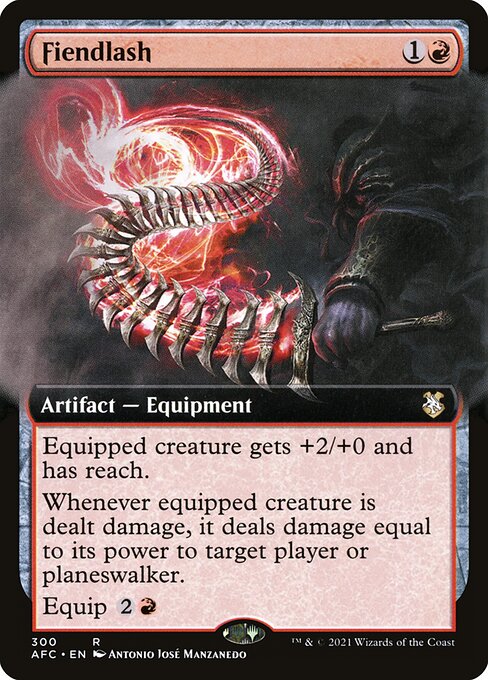 Fiendlash (300) [Forgotten Realms Commander] [Extended Art]