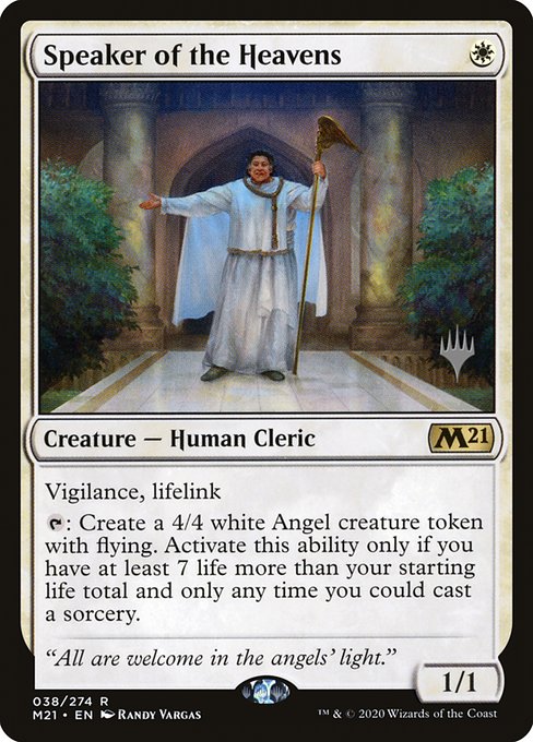 Speaker of the Heavens (38p) [Core Set 2021 Promos]
