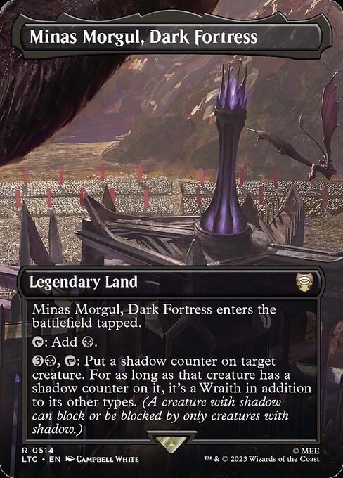 Minas Morgul, Dark Fortress (514) [Tales of Middle-earth Commander] [Borderless]