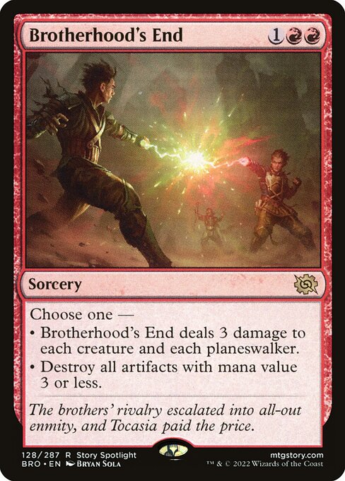 Brotherhood's End (128) [The Brothers' War]