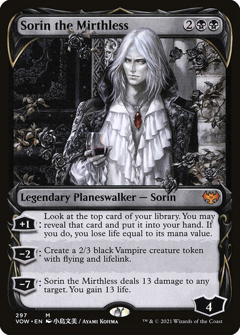 Sorin the Mirthless (297) [Innistrad: Crimson Vow] [Showcase]