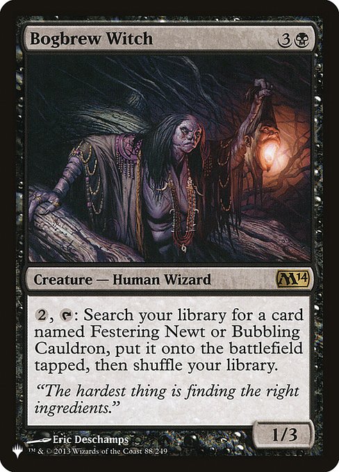 Bogbrew Witch (M14-88) [The List]