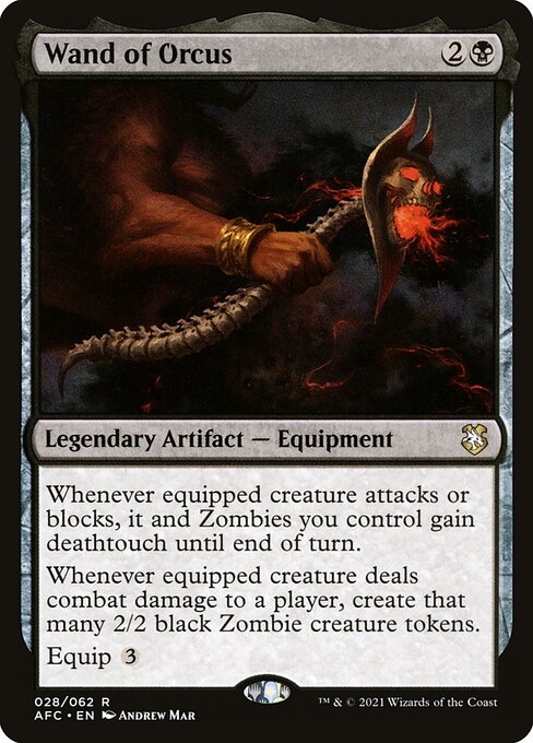 Wand of Orcus (28) [Forgotten Realms Commander]