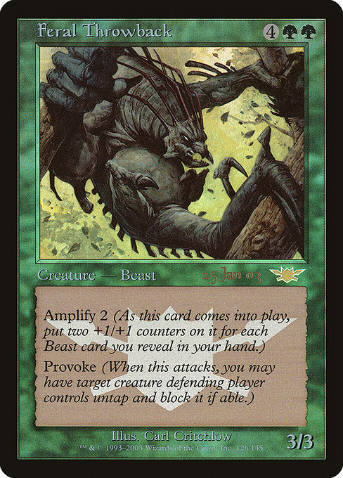 Feral Throwback (126) [Legions Promos]