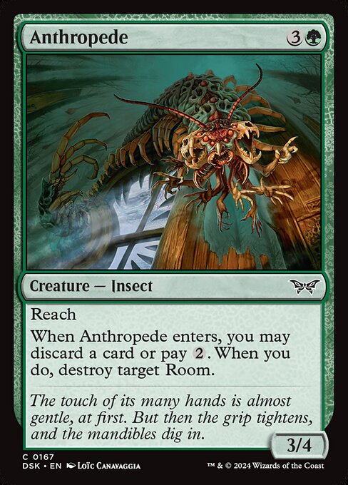 Anthropede (167) [Duskmourn: House of Horror]