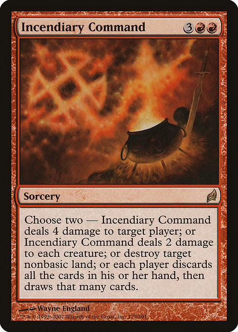 Incendiary Command (179) [Lorwyn]