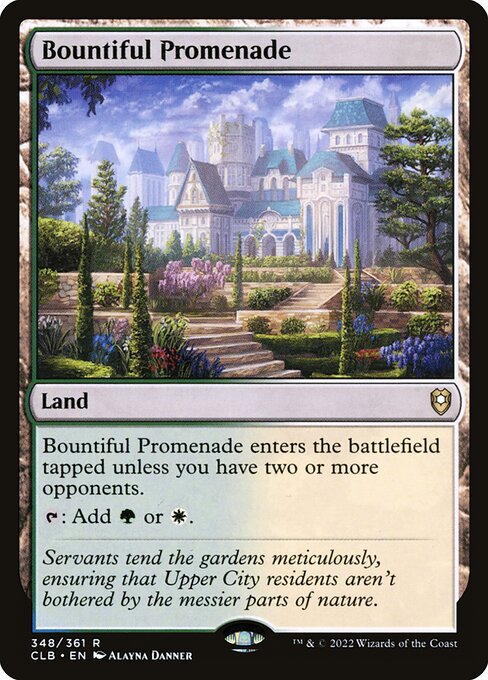 Bountiful Promenade (348) [Commander Legends: Battle for Baldur's Gate]