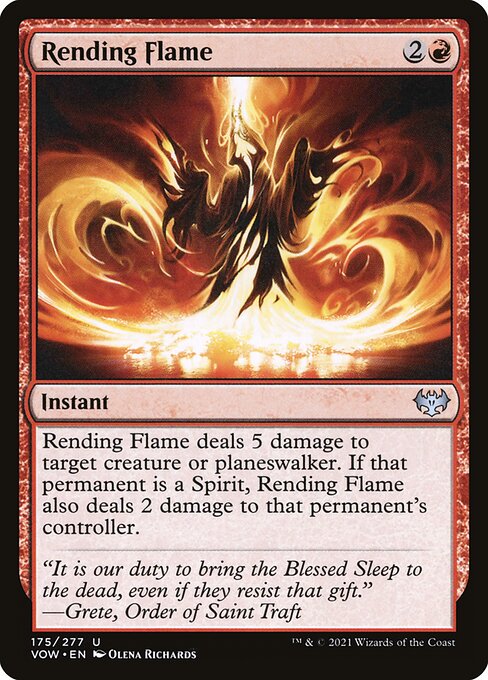 Rending Flame (175) [Innistrad: Crimson Vow]