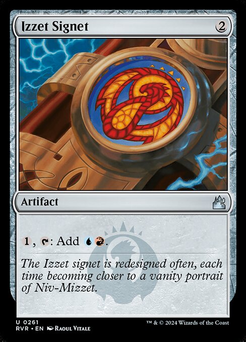 Izzet Signet (261) [Ravnica Remastered]