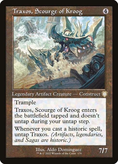 Traxos, Scourge of Kroog (170) [The Brothers' War Commander]
