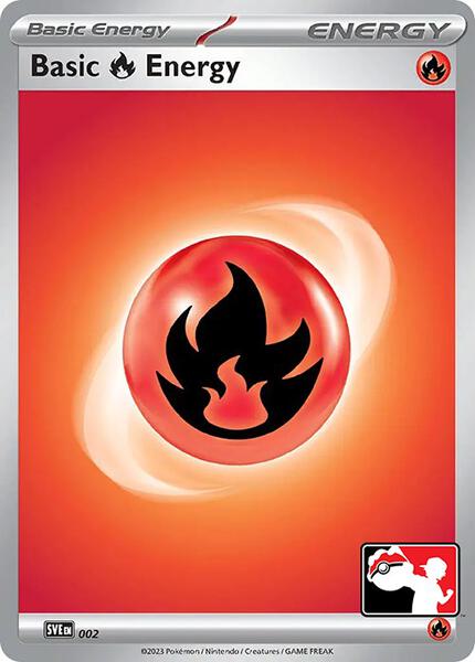 Basic Fire Energy (002) [Prize Pack Series Cards]