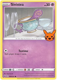 Sinistea (089/202) [Trick or Trade BOOster Bundle 2023]