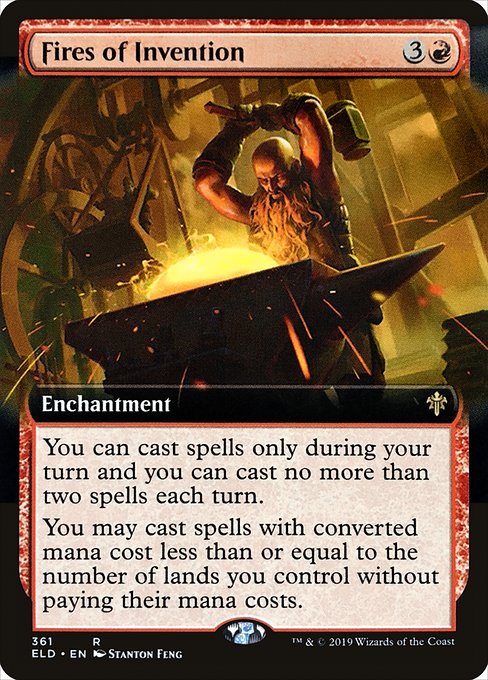 Fires of Invention (361) [Throne of Eldraine] [Extended Art]