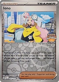 Iono - 185/193 (Regional Championships) (185/193) [League and Championship Cards]