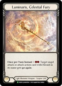 Luminaris, Celestial Fury - FAB166 (FAB166) [Flesh and Blood Promo Cards]