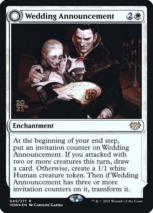 Wedding Announcement // Wedding Festivity (45s) [Innistrad: Crimson Vow Promos]
