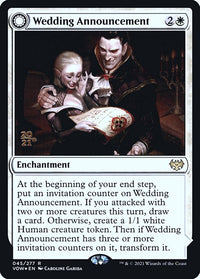 Wedding Announcement // Wedding Festivity (45s) [Innistrad: Crimson Vow Promos]