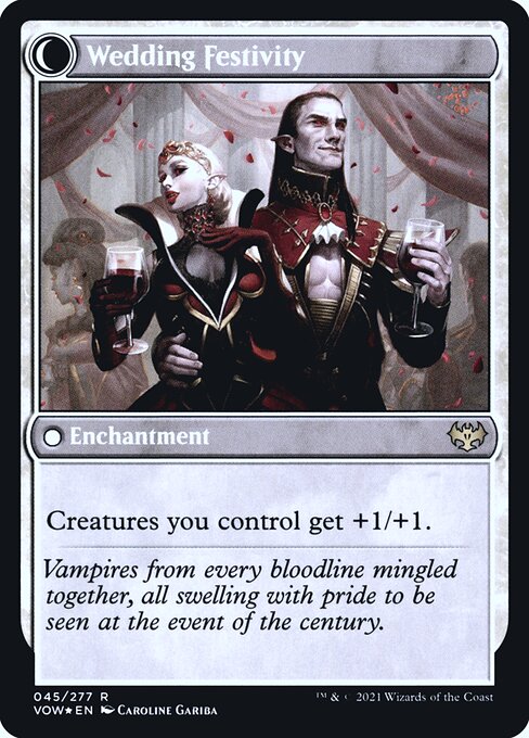 Wedding Announcement // Wedding Festivity (45s) [Innistrad: Crimson Vow Promos] Reverse