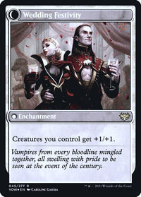 Wedding Announcement // Wedding Festivity (45s) [Innistrad: Crimson Vow Promos] Reverse