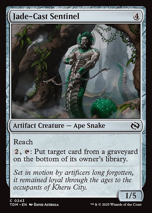 Jade-Cast Sentinel (243) [Tarkir: Dragonstorm]