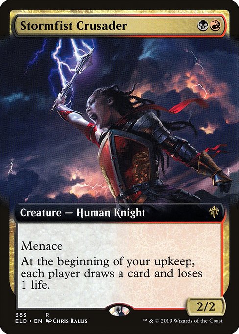 Stormfist Crusader (383) [Throne of Eldraine] [Extended Art]