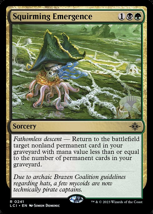 Squirming Emergence (241p) [The Lost Caverns of Ixalan Promos]