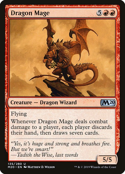 Dragon Mage (135) [Core Set 2020]