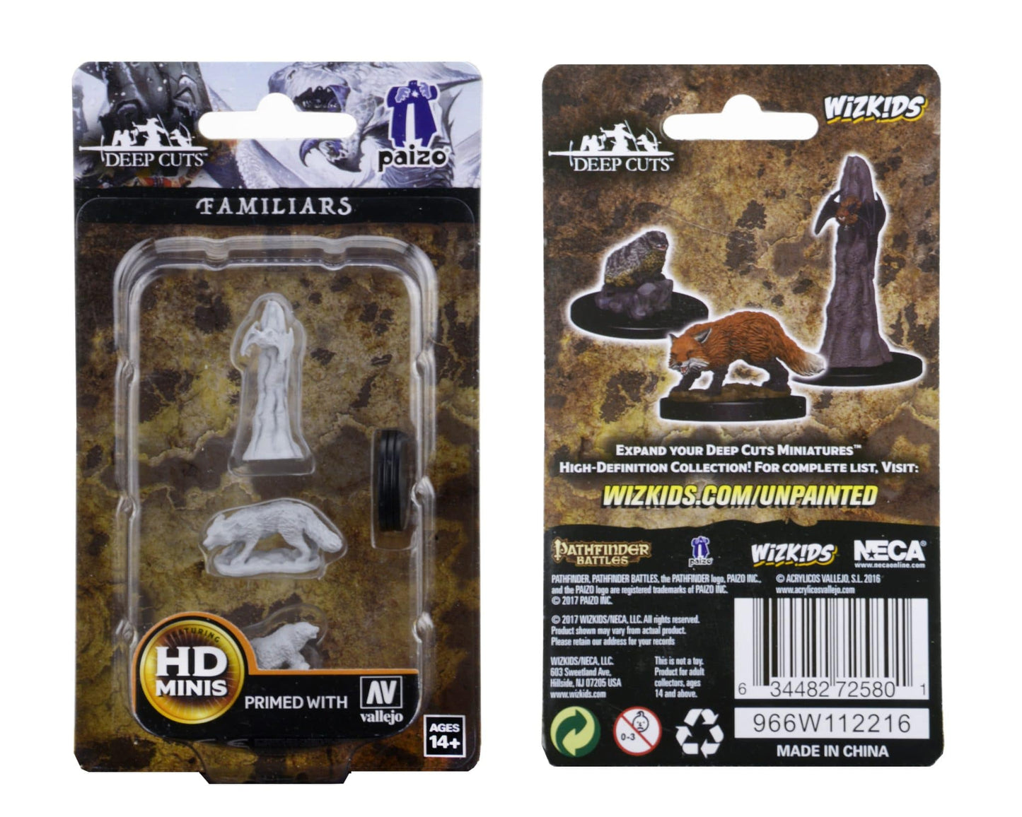 Pathfinder Battles Deep Cuts Unpainted Miniatures: Familiars WK72580 image 1