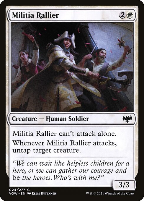 Militia Rallier (24) [Innistrad: Crimson Vow]