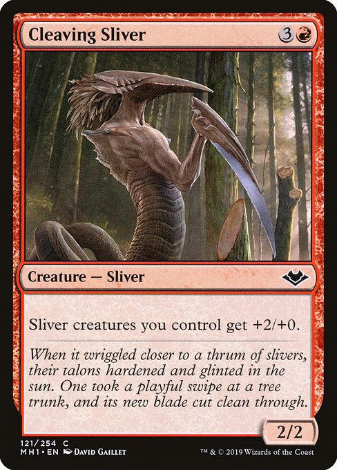 Cleaving Sliver (121) [Modern Horizons]