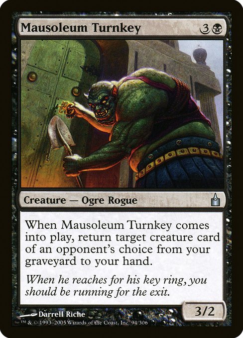 Mausoleum Turnkey (94) [Ravnica: City of Guilds]