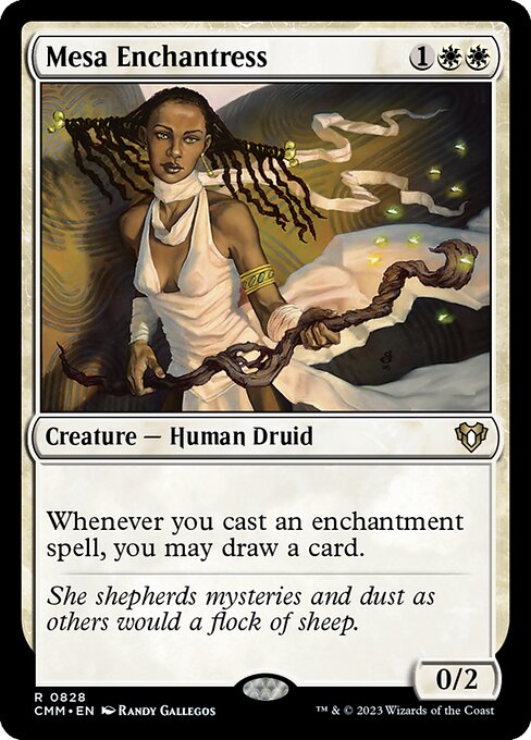 Mesa Enchantress (828) [Commander Masters]