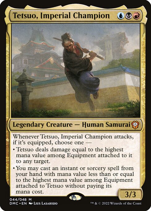 Tetsuo, Imperial Champion (44) [Dominaria United Commander]