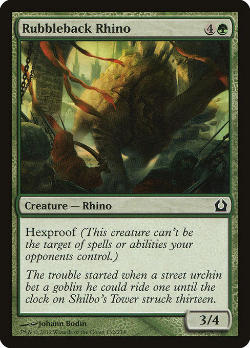 Rubbleback Rhino (132) [Return to Ravnica]