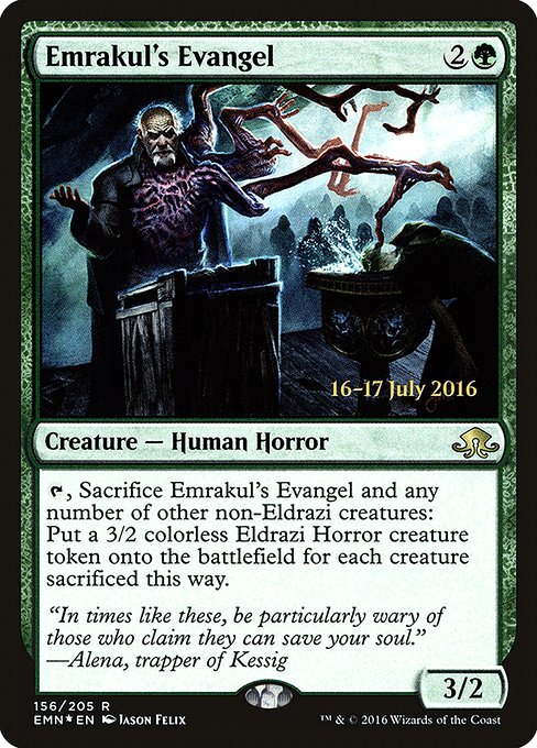 Emrakul's Evangel (156s) [Eldritch Moon Promos]