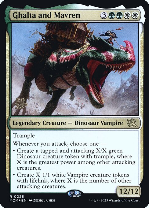 Ghalta and Mavren (225s) [March of the Machine Promos]