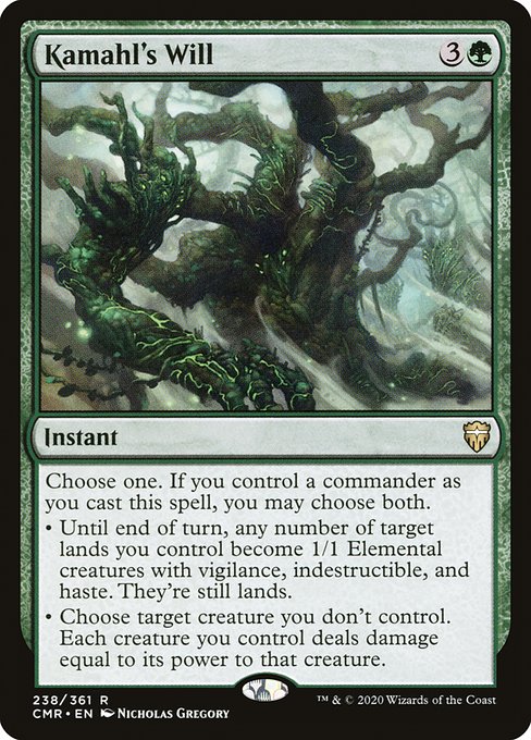 Kamahl's Will (238) [Commander Legends]