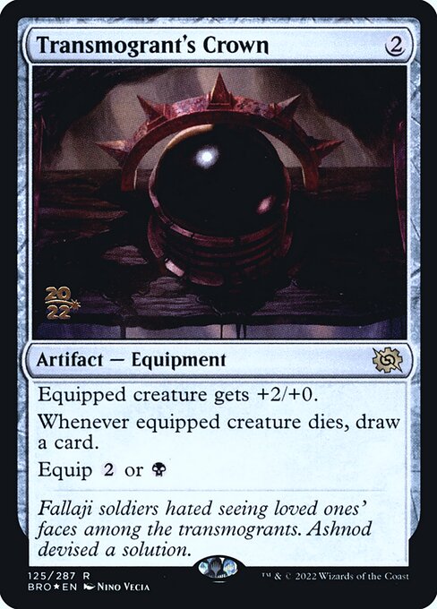 Transmogrant's Crown (125s) [The Brothers' War Promos]