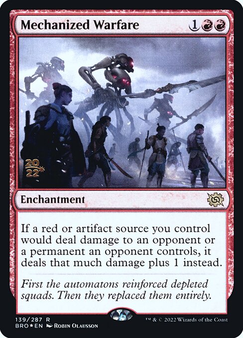 Mechanized Warfare (139s) [The Brothers' War Promos]