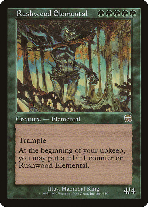 Rushwood Elemental (264) [Mercadian Masques]