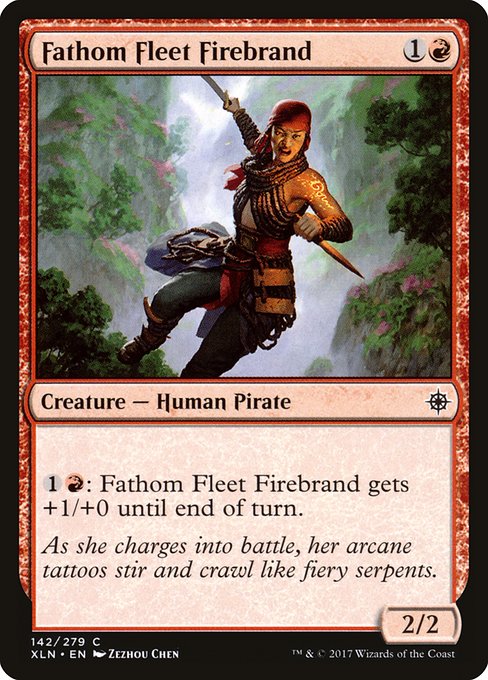 Fathom Fleet Firebrand (142) [Ixalan]