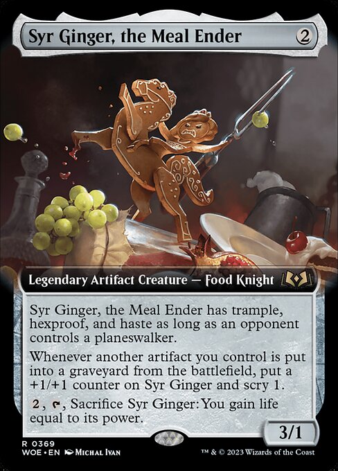 Syr Ginger, the Meal Ender (369) [Wilds of Eldraine] [Extended Art]