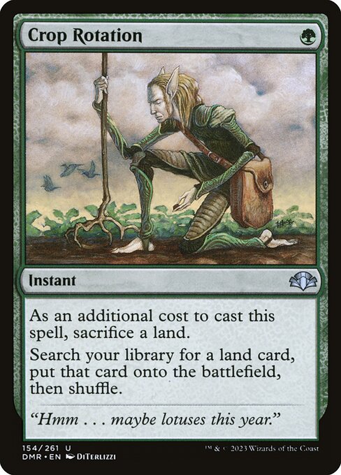 Crop Rotation (154) [Dominaria Remastered]
