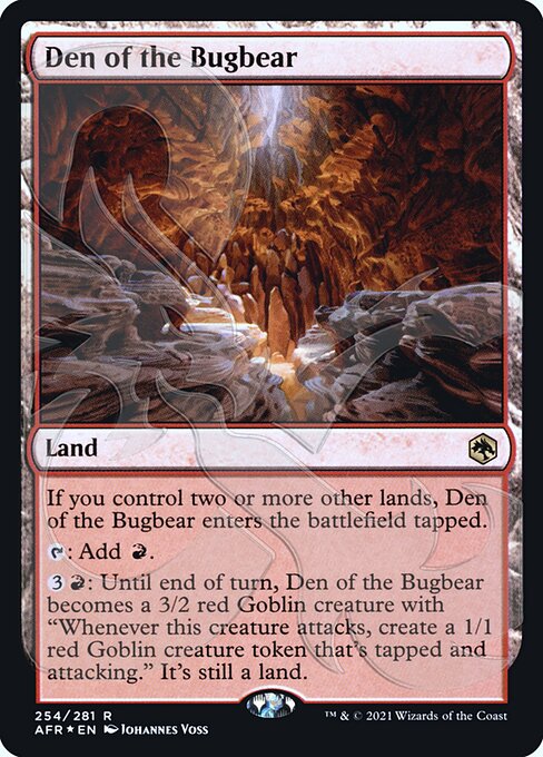 Den of the Bugbear (254a) [Adventures in the Forgotten Realms Promos]