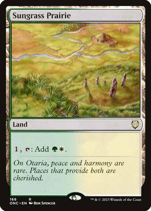 Sungrass Prairie (166) [Phyrexia: All Will Be One Commander]